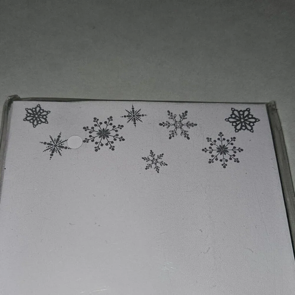 NEW 5 Packs Snowflake Envelopes Christmas Letters White Silver G Squared